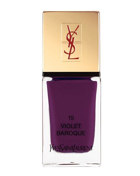 yves saint laurent violet baroque|Yves Saint Laurent La Laque Couture in N 15 Violet Baroque .